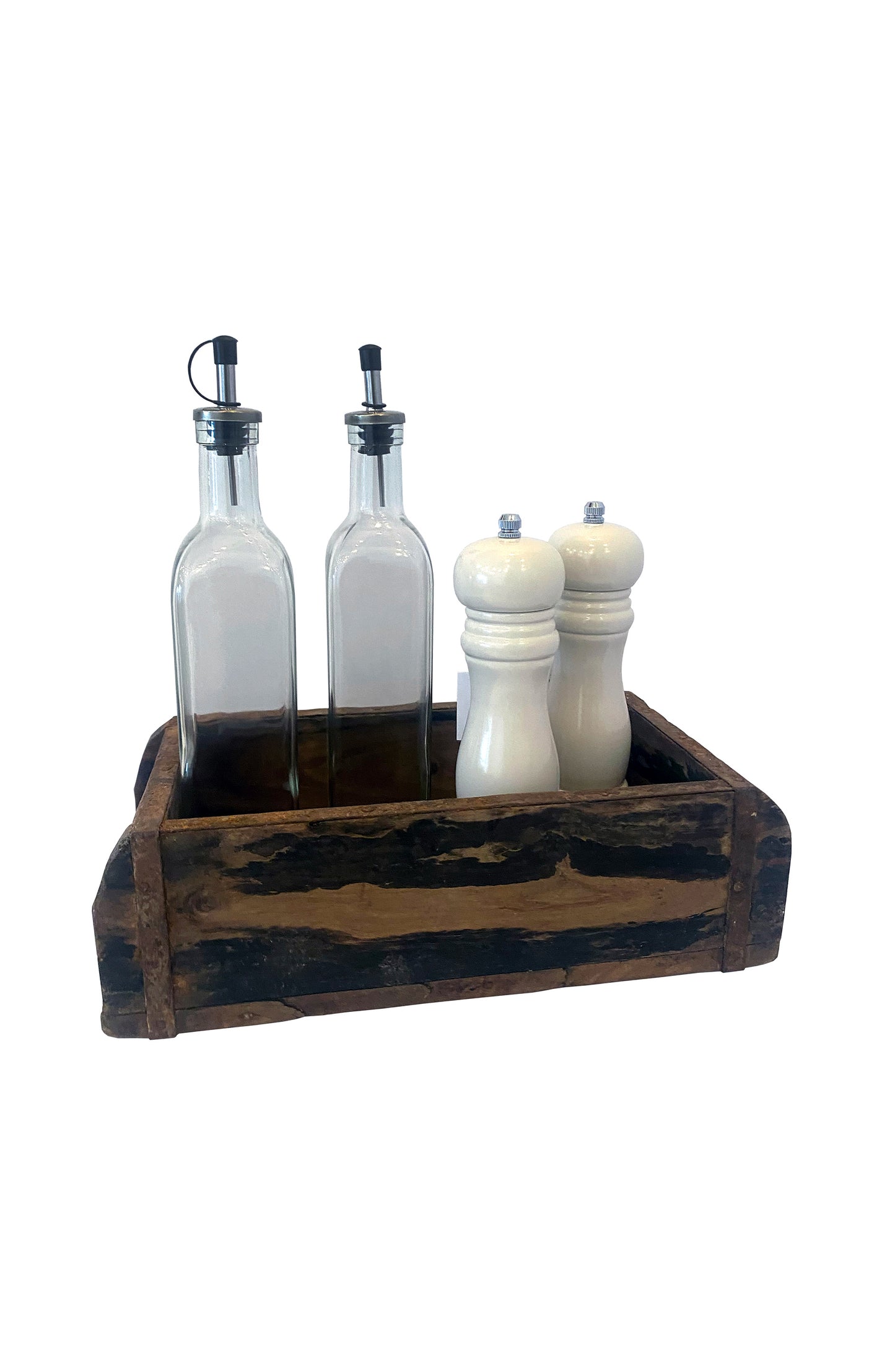 Geschenkset Salz/Pfeffermühle & Öl/Essigflasche