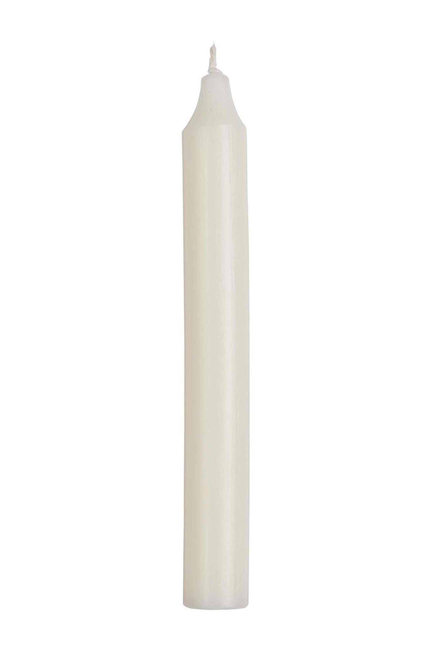 Stabkerze elfenbein rustikal Ø 2,2cm H 18cm
