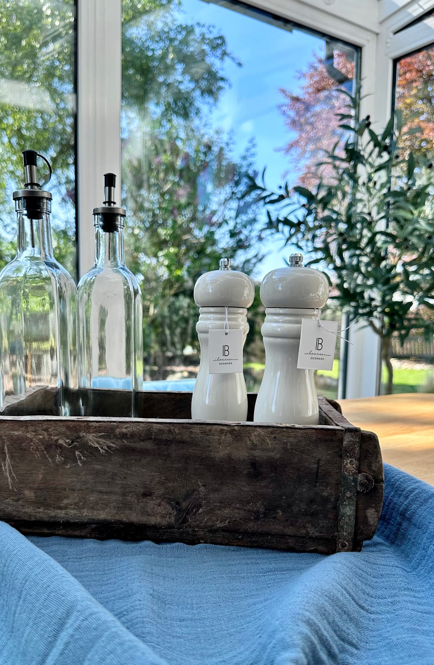 Geschenkset Salz/Pfeffermühle & Öl/Essigflasche