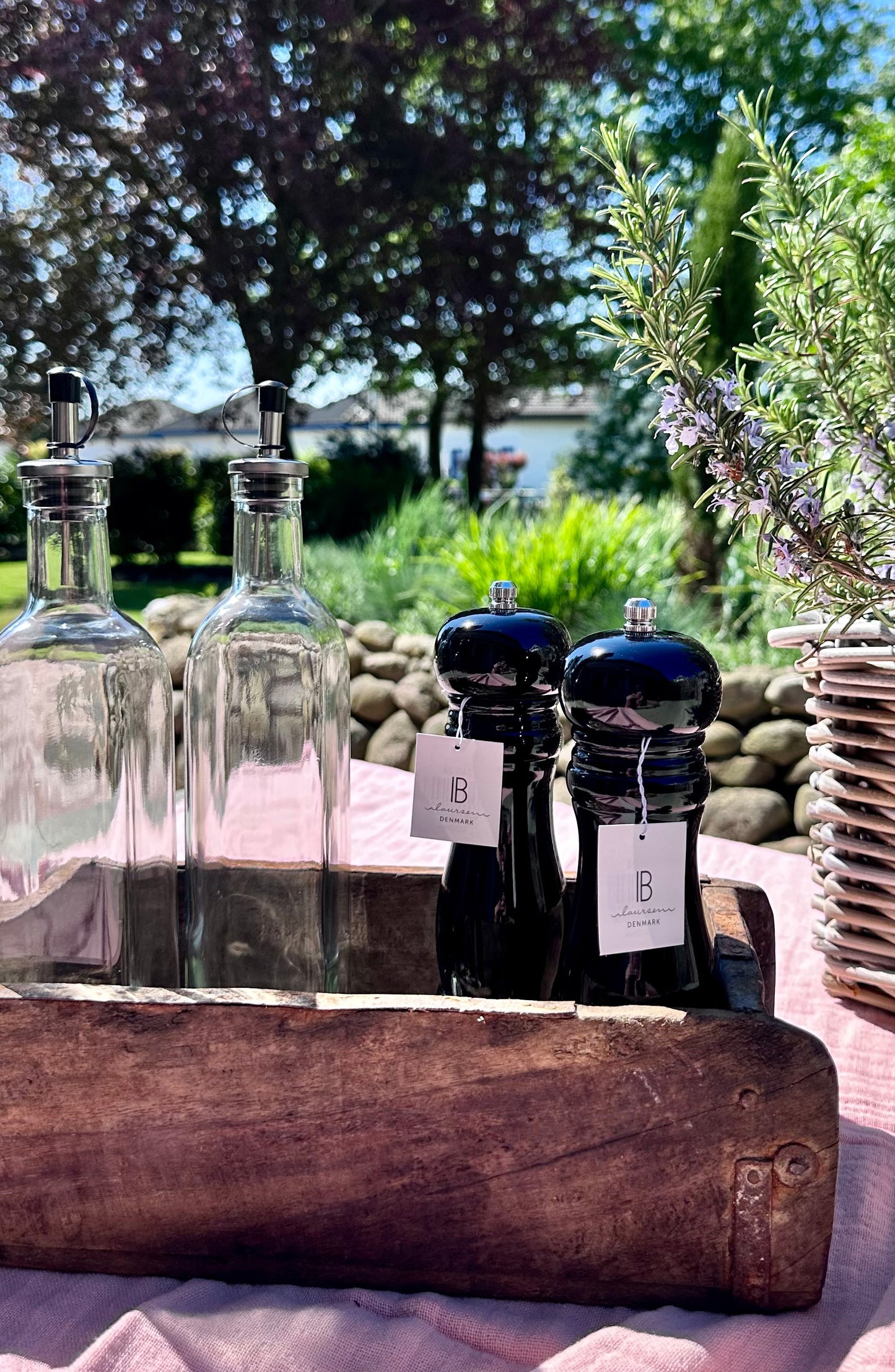 Geschenkset Salz/Pfeffermühle & Öl/Essigflasche